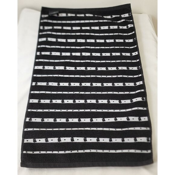 Well Dressed Home Halloween Hand Towel x4 Pack Man Ghost Black Spooky Whimsigoth - Picture 8 of 11